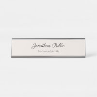 Plantilla elegante profesional simple manuscrita