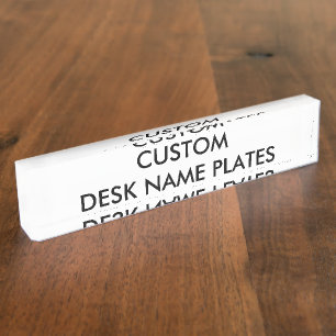 Placa De Nombre Plantilla personalizada personalizado del espacio