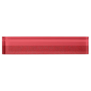 Placa De Nombre Plato de la mesa de la mesa de acrílico roja del t