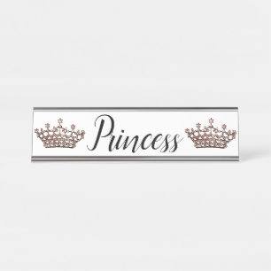 Placa De Nombre "Princesa"