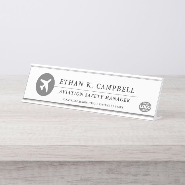 Placa De Nombre Profesional de Aviónica (Anverso)