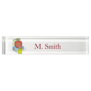 Placa De Nombre Profesora