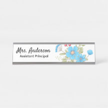 Profesoras florales personalizadas Principales muj