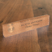 Purpurina de cobre de oro rosa monogramado