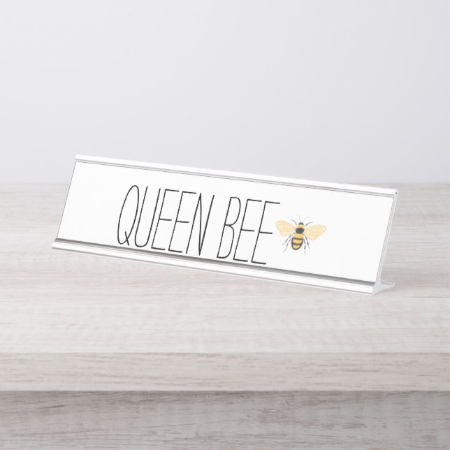 Placa De Nombre Queen Bee (Anverso)