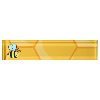 Placa De Nombre Queen Bee