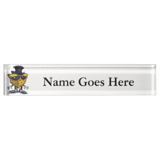 Placa De Nombre Queso grande