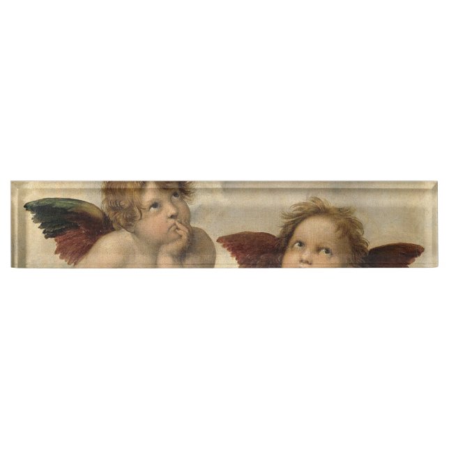 Placa De Nombre Raphael Cherubs Angels (Anverso)