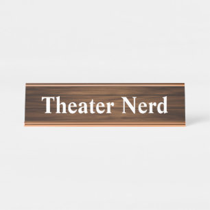 Placa De Nombre Regalo Personalizado Divertido para Niño Dramático
