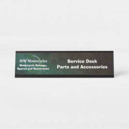 Placa De Nombre Restauración de motocicletas, apariencia de cuero 