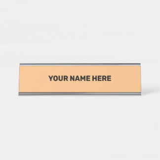 Placa De Nombre Rótulo DE PUERTA DE ESTILO DE TEXTO MÍNIMO SENCILL