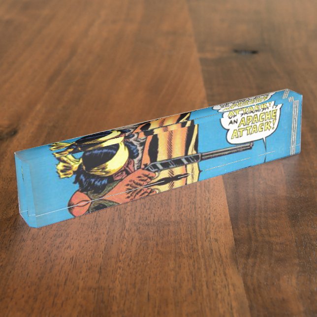 Placa De Nombre Ruta de Apache #1 (Lateral)