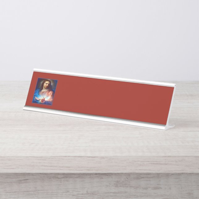 Placa De Nombre Sagrado Corazón de Jesús (Anverso)