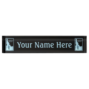 Placa De Nombre Seguridad Sasquatch - Idaho