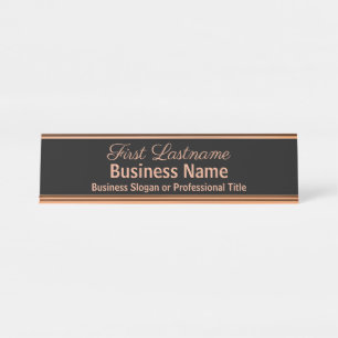 Placa De Nombre Señales de escritorio de oficina clásico moderno s