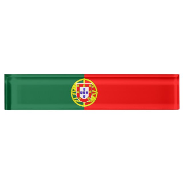 Placa De Nombre símbolo del país portugal (Anverso)