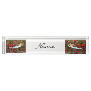 Placa De Nombre Sirena Thunder_Cove de la estrella del oro