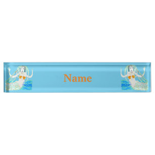 Placa De Nombre Sirenas con candados Thunder_Cove