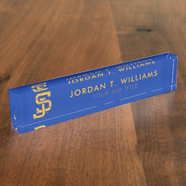 Placa De Nombre SJ Spartans (Lateral)