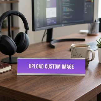 Placa De Nombre Subir imagen personalizada: agregue la suya para i