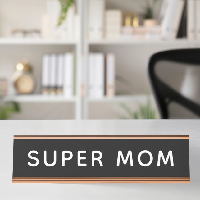 Placa De Nombre Super Mamá (Subido por el creador)