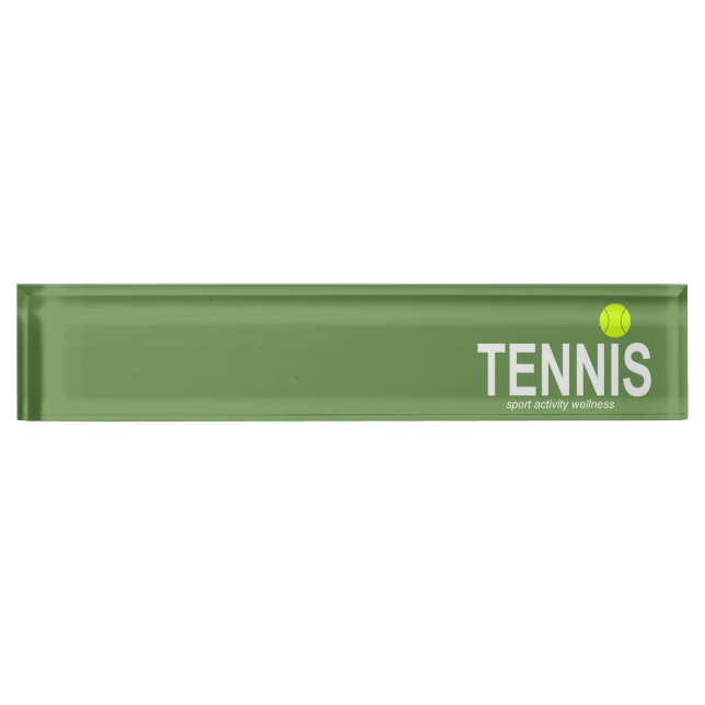 Placa De Nombre Tenis (Anverso)