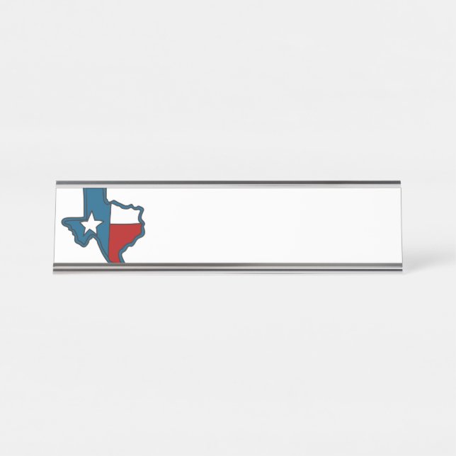 Placa De Nombre Texas (Anverso)