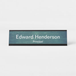 Placa De Nombre Texto de nombre gris simple en la apariencia del t