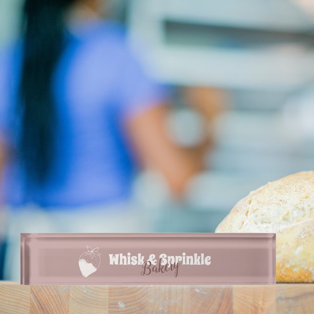 Placa De Nombre Tienda de panadería dulce Personalizado pasteles p (Subido por el creador)