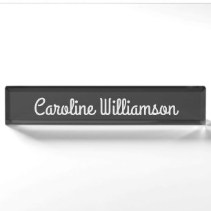 Placa De Nombre Tipografía de nombre de escritura minimalista lind