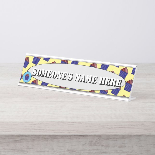 Placa De Nombre Torta de Kenneth Yoncich (Anverso)