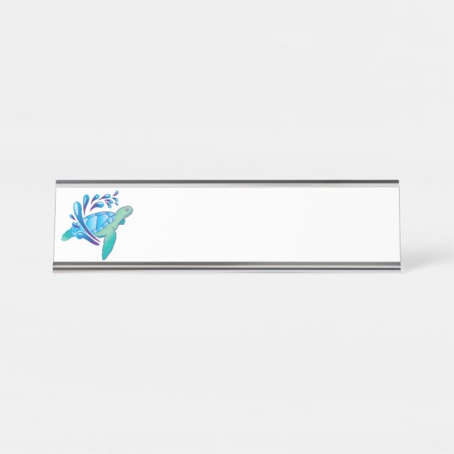 Placa De Nombre Tortuga (Anverso)