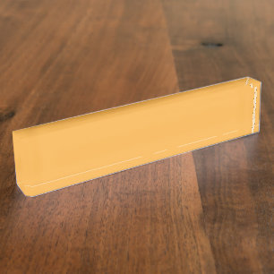 Placa De Nombre Una mezcla de tonos amarillos y naranjas crea un v