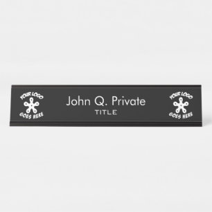Placa De Nombre Utilice su propio logotipo de encargo