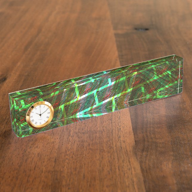 Placa De Nombre Verde y manchado, arañazos y efecto de pared (Lateral)