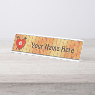 Placa De Nombre Viking Valentine