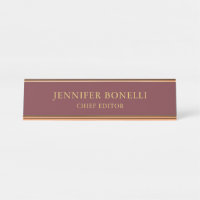 Wine & Gold Color Profesional Moderno Plata