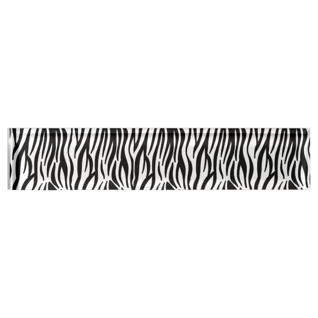 Placa De Nombre Zebra (Anverso)