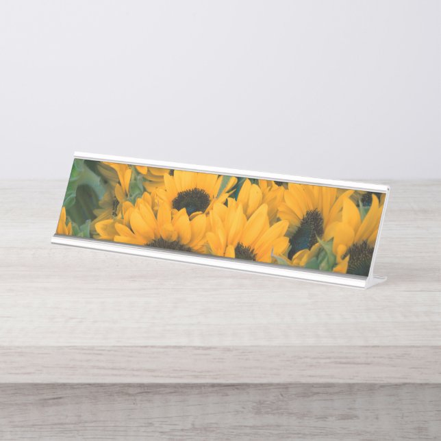 Placa de nombres de escritorio de Office (Anverso)