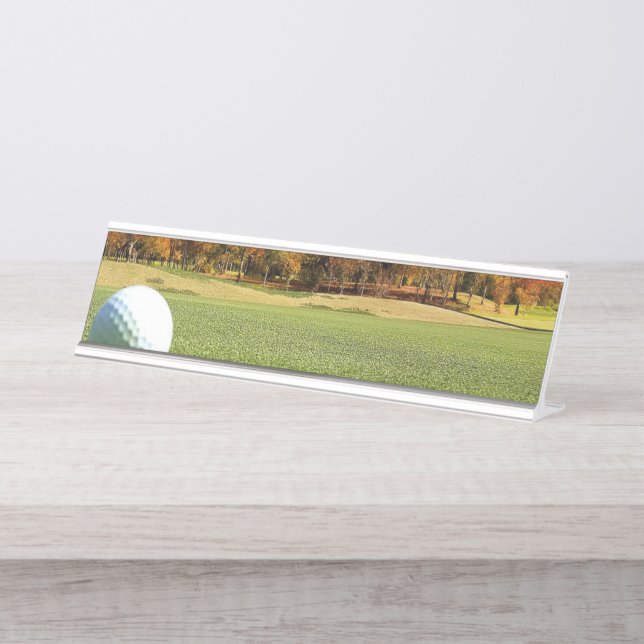 Placa de nombres de escritorio de Office (Anverso)