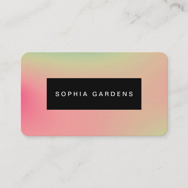 Placa de nombres - Tarjeta de presentación para gr (Anverso)