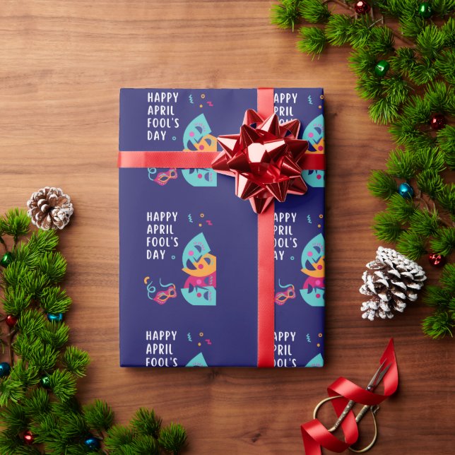 Placa de papel del día de los inocentes de abril (Regalo de vacaciones)