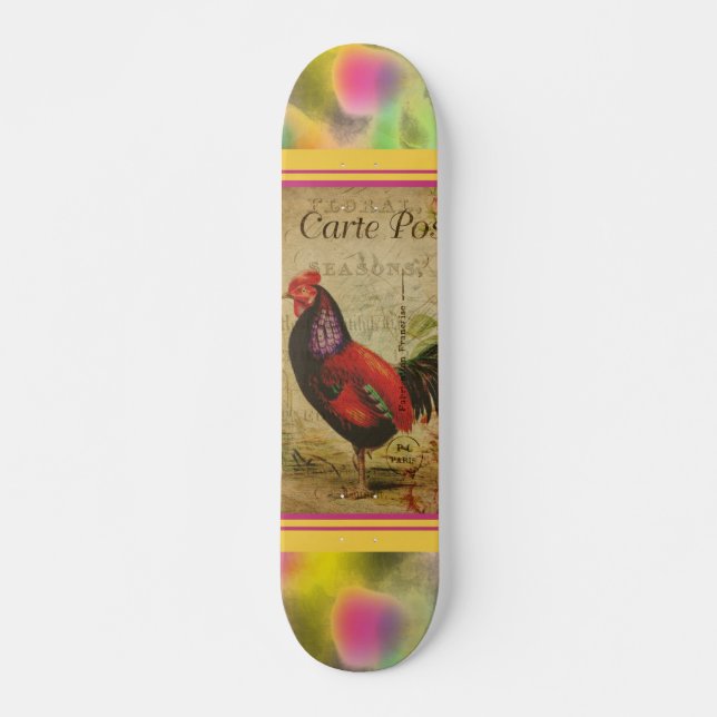 Placa de patineta postal francesa (Anverso )