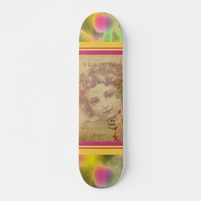 Placa de patineta postal francesa (Anverso )