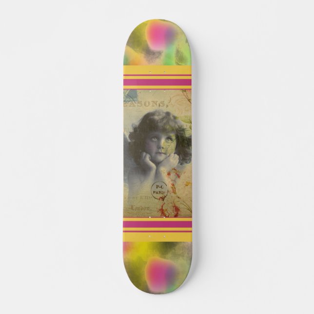 Placa de patineta postal francesa (Anverso )