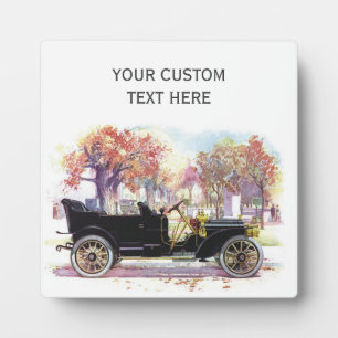 Placa de personalizado de coches de época