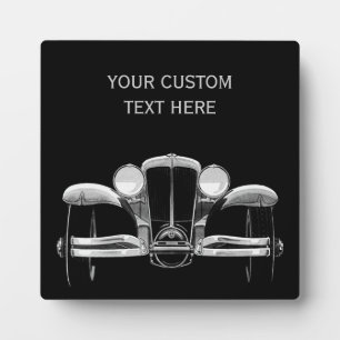 Placa de personalizado de coches de época