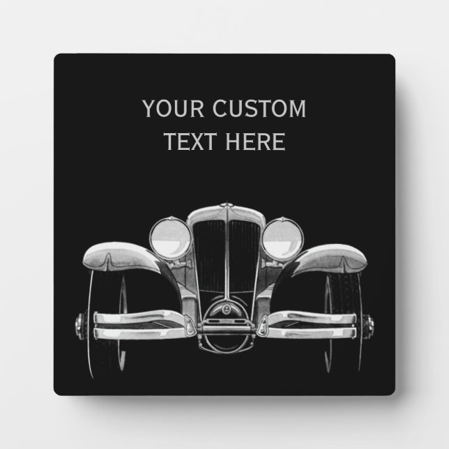 Placa de personalizado de coches de época (Frente)