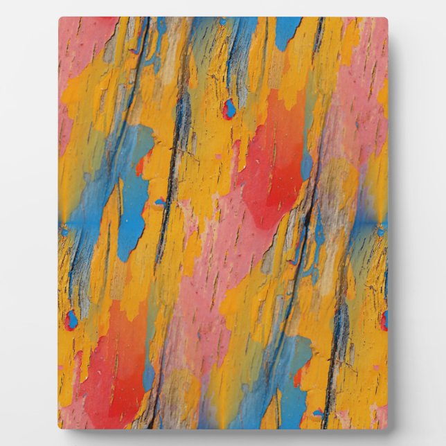 Placa de pintura colorida (Frente)