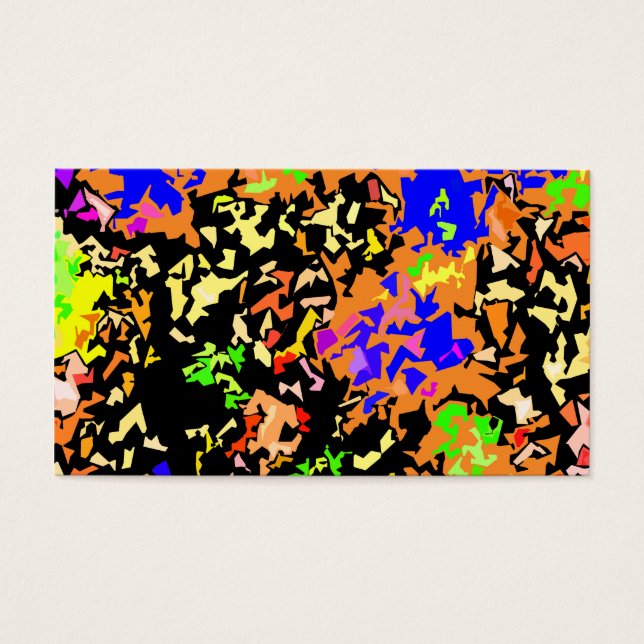 Placa de pintura cristalizada - Colores cálidos (Frente)